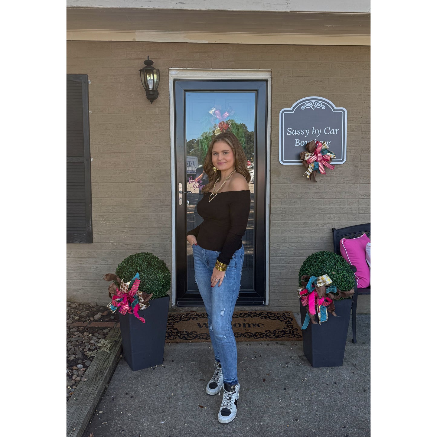 OTS Fitted Top, Black