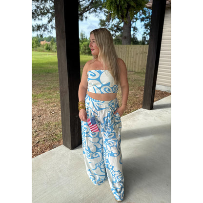 Summa Time Ready Set, Blue/Cream