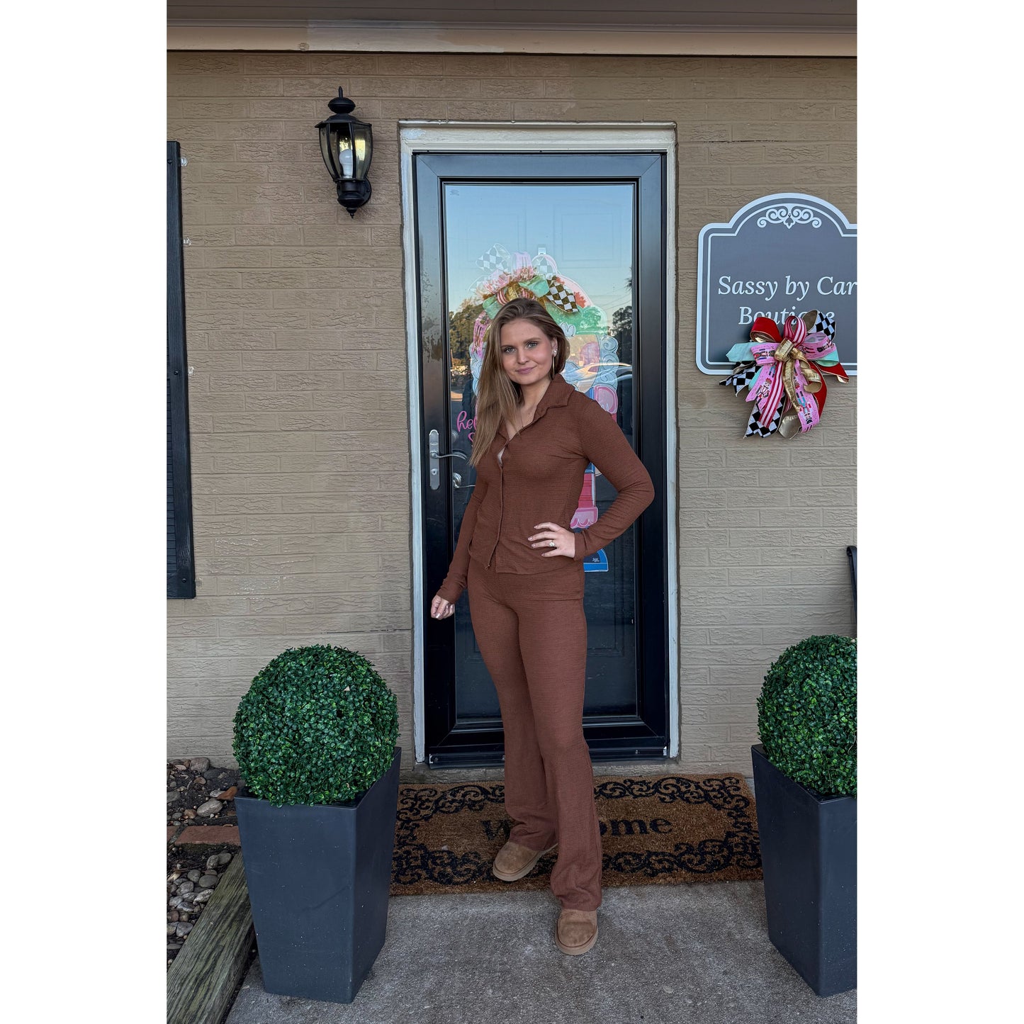 Shiloh Lounge Set, Brown