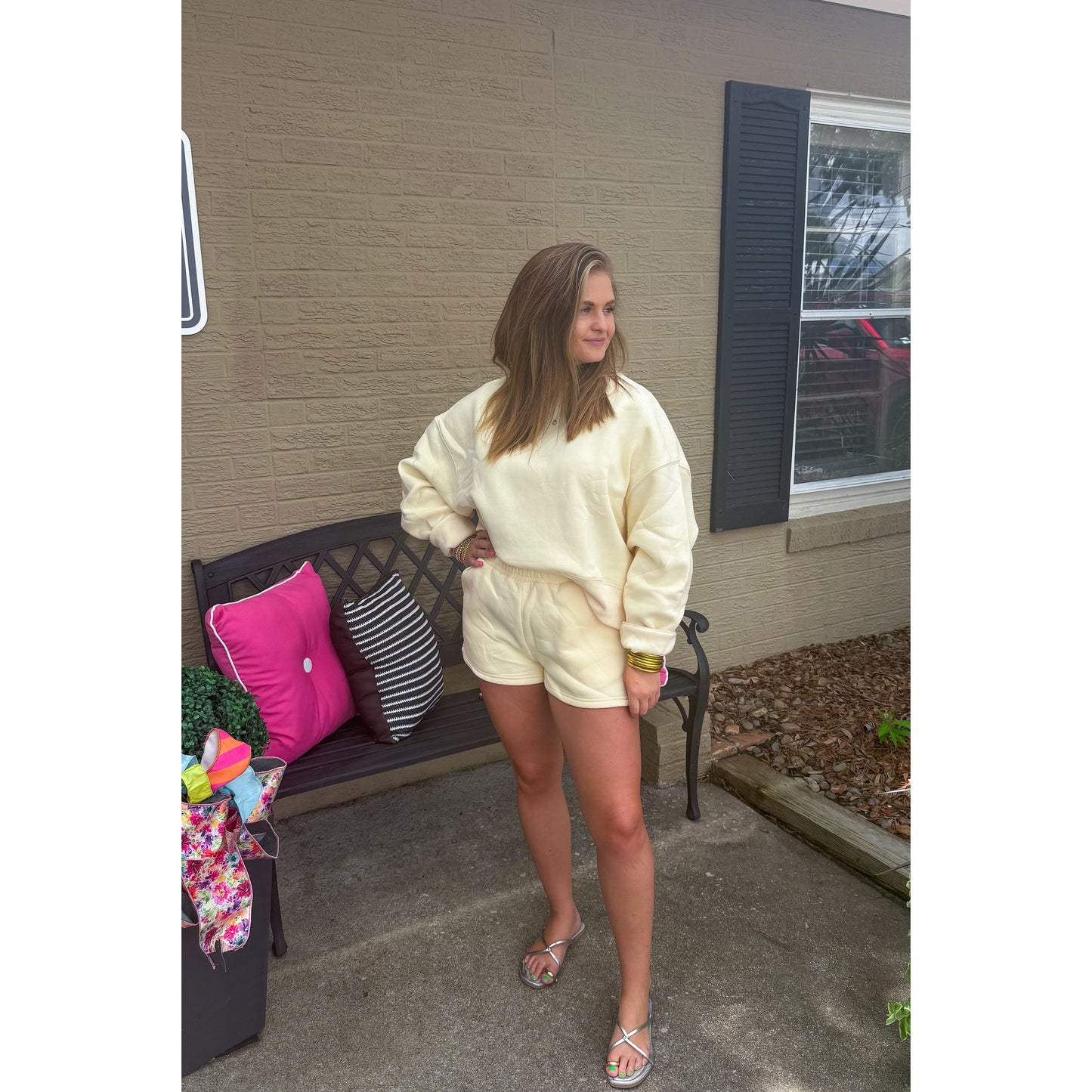 Lemon Lush Lounge Set, Butter Yellow