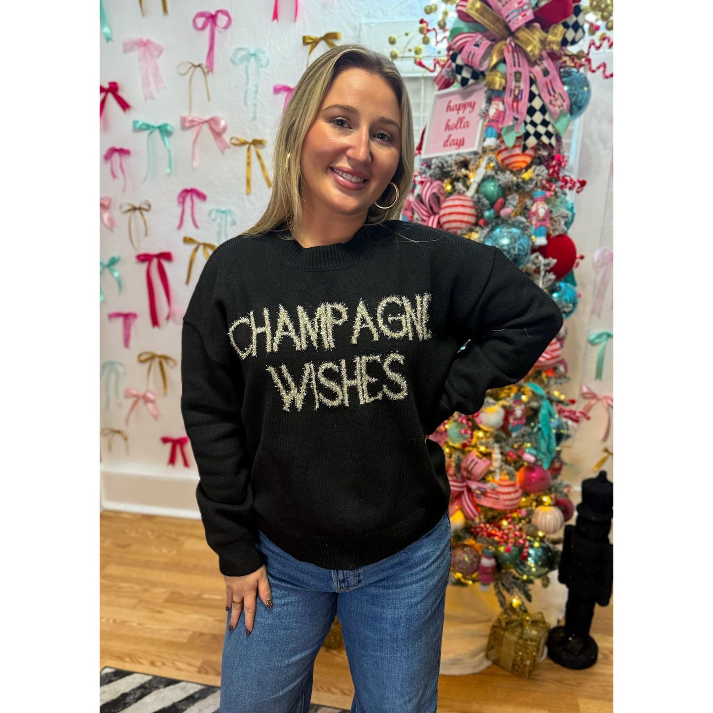 Champagne Wishes Sweater