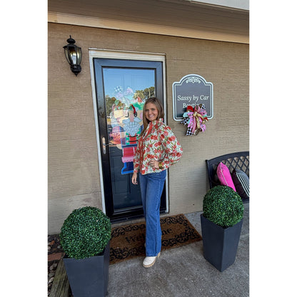Tulip Pattern Blouse