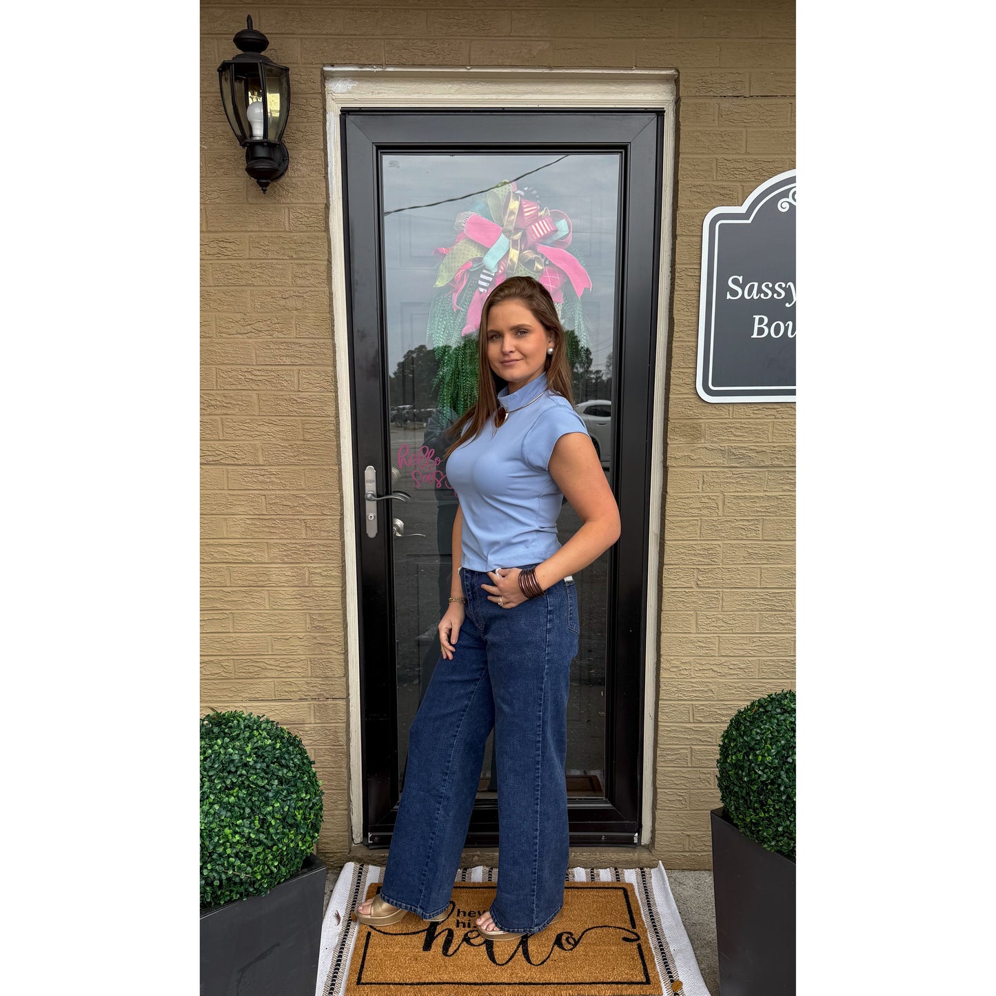 Reese Top, Periwinkle