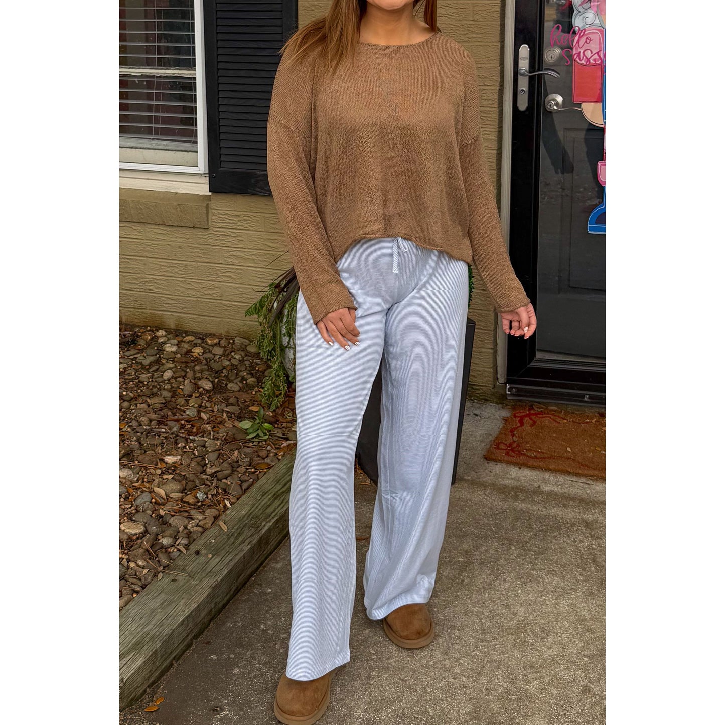 Anna Sweater, Dark Taupe