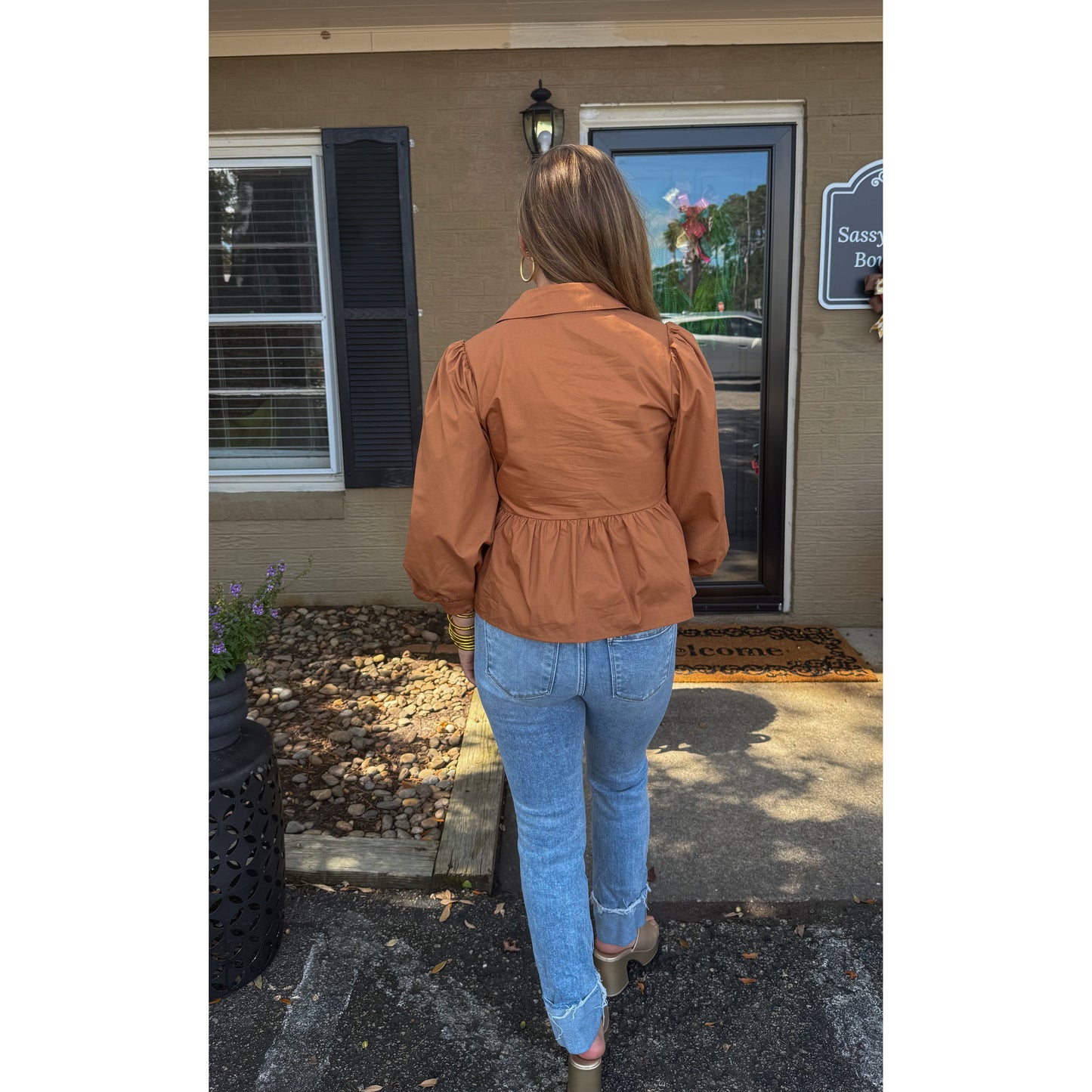Lilly Blouse, Toffee
