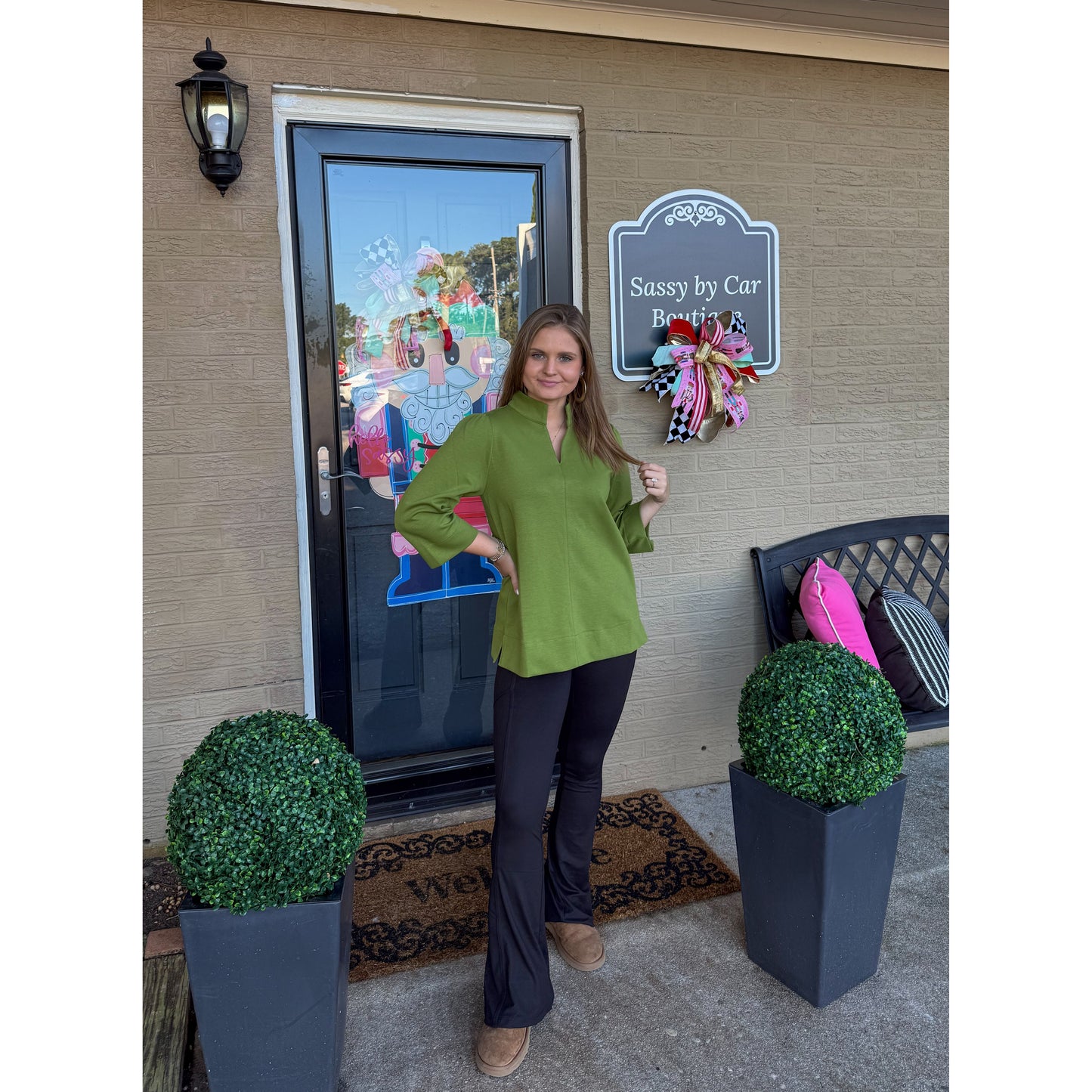 Sarah Top, Olive Green