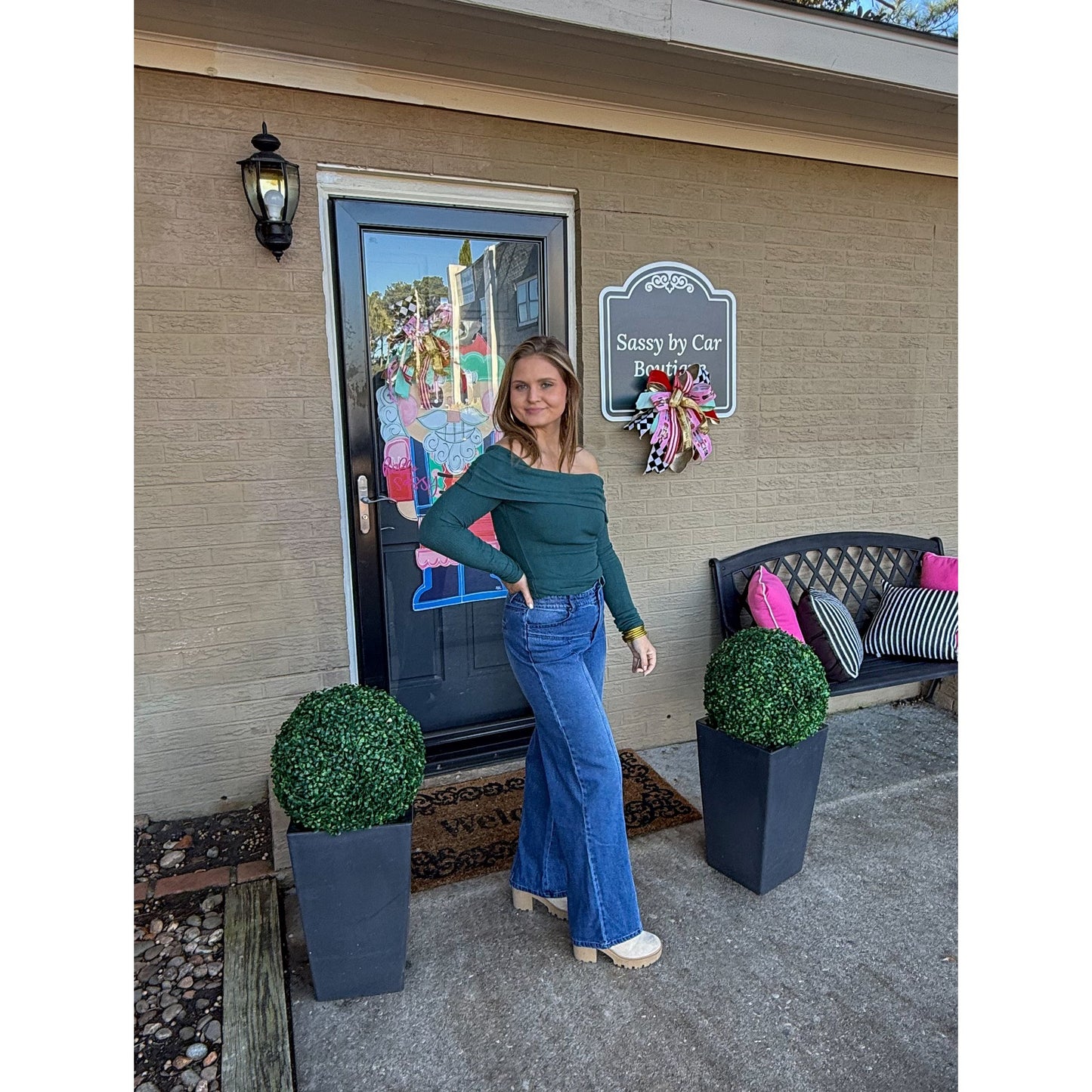 OTS Bodysuit, Hunter Green