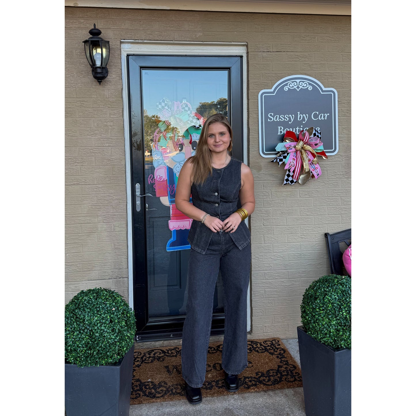 Ashe Button Down Denim Vest