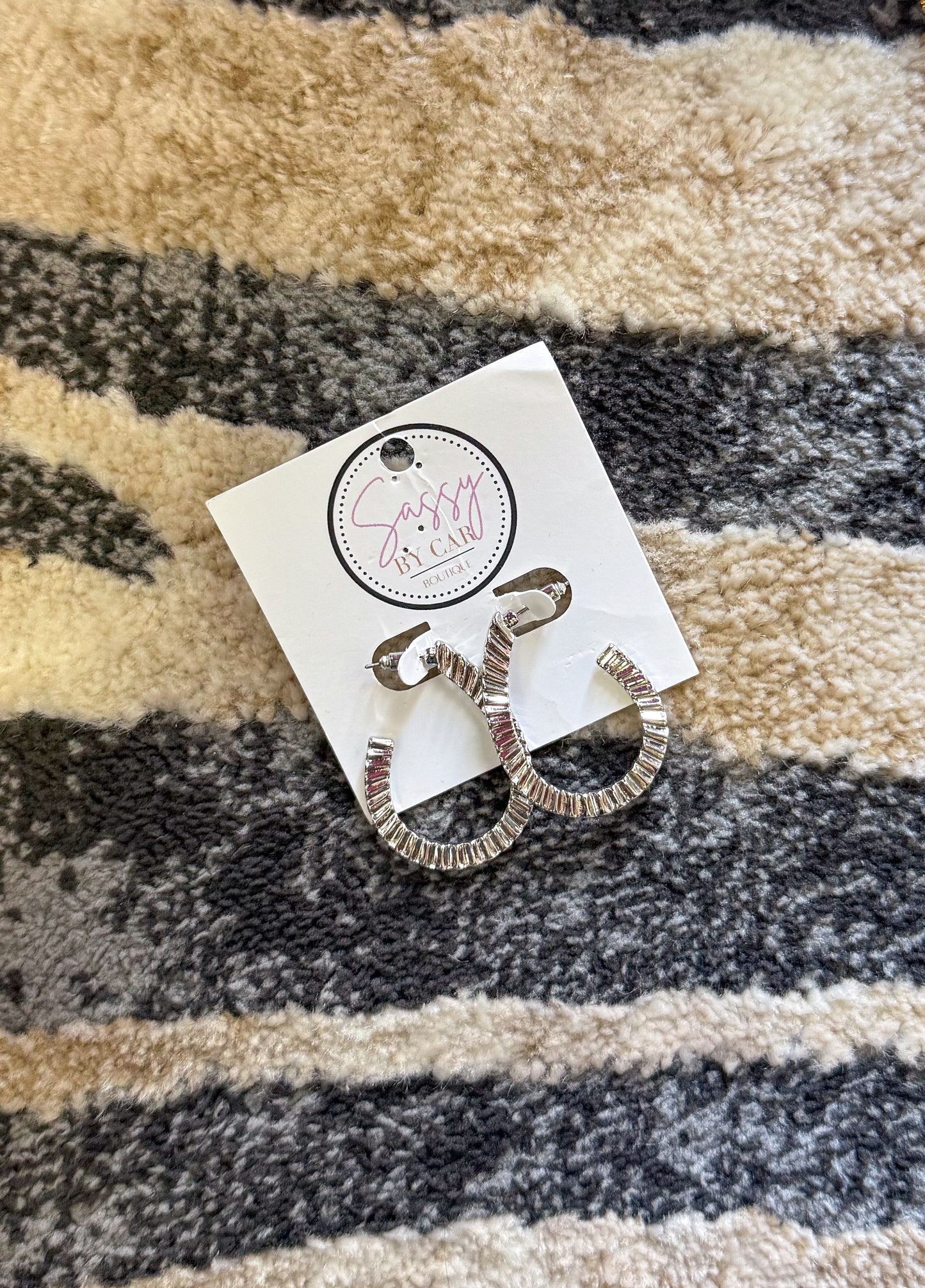 Silver Hoops