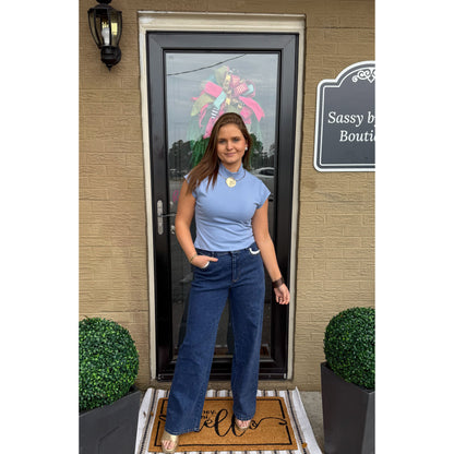 Reese Top, Periwinkle