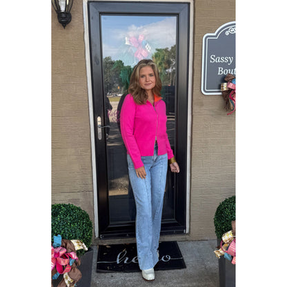 Kate Sweater, Pink/Orange