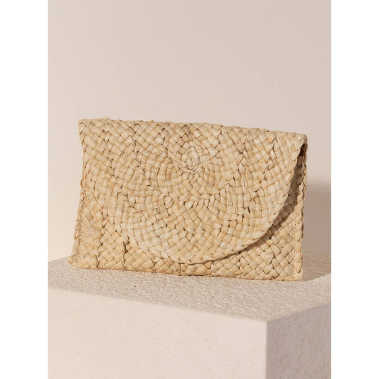 SIMONETTA CLUTCH,NATURAL