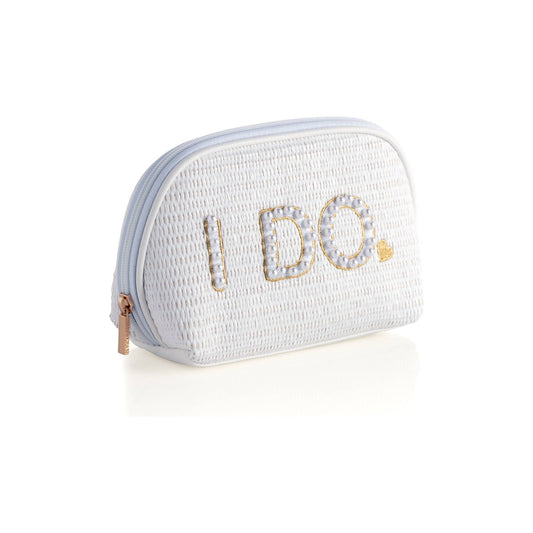 I DO Zip Pouch, White