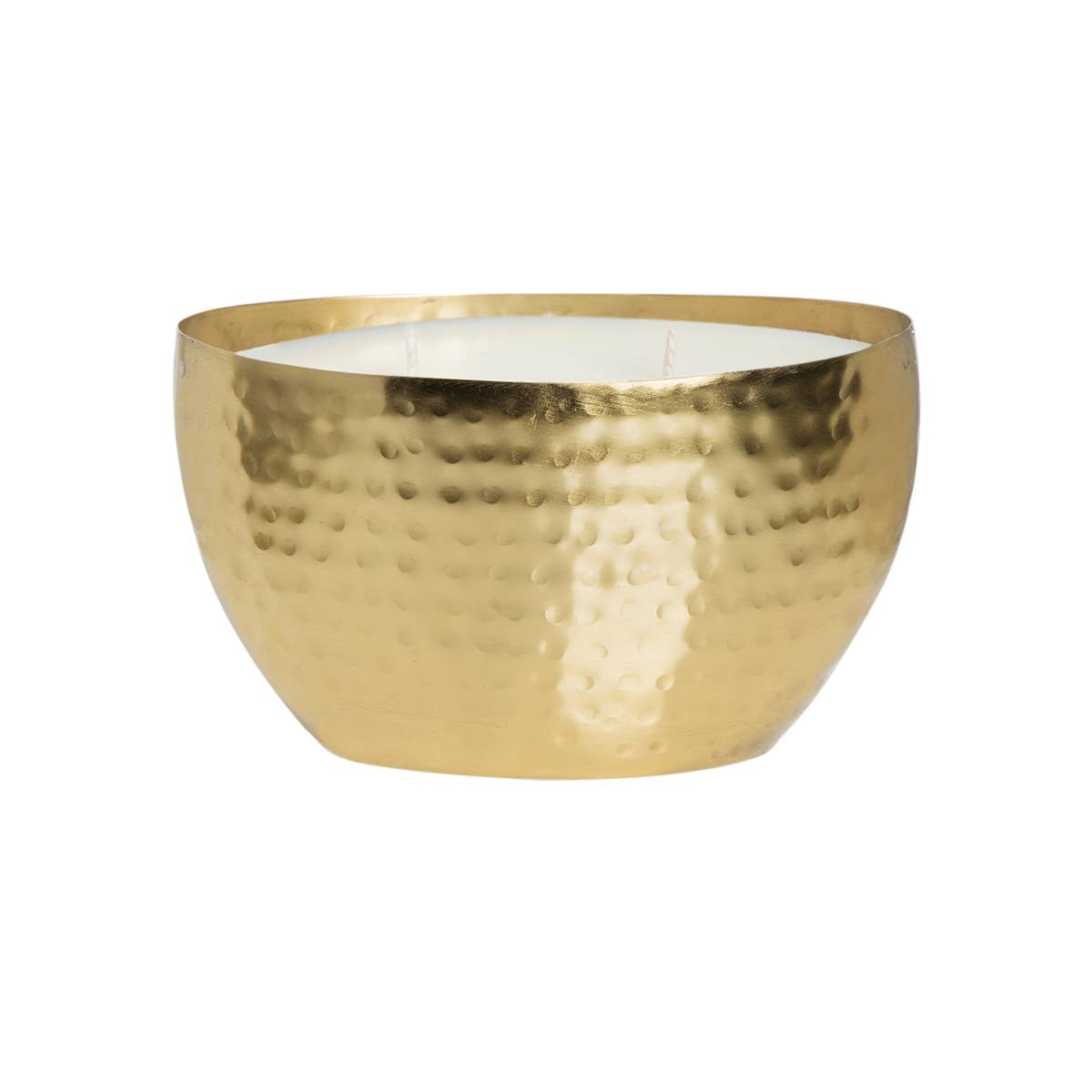Pumpkin Chai Candle Gold OVAL Brass Bowl 18oz Candle