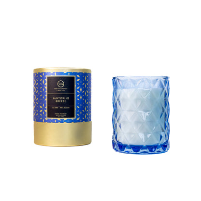 Santorini Breeze Shimmer 9oz Box Candle