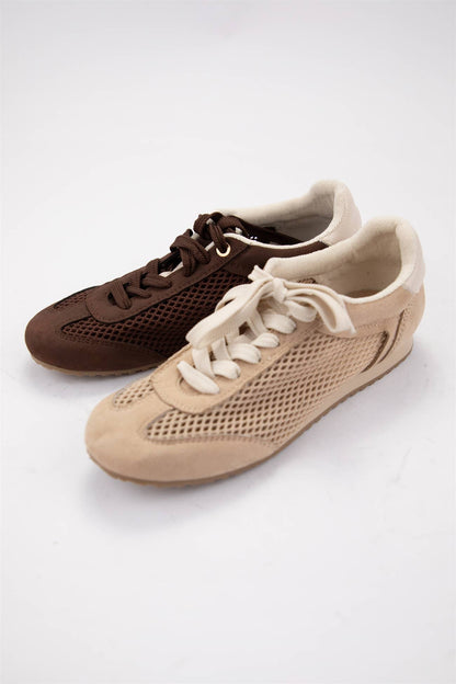 LOWMAN Retro Breathable Mesh Panel Low-Top Sneakers