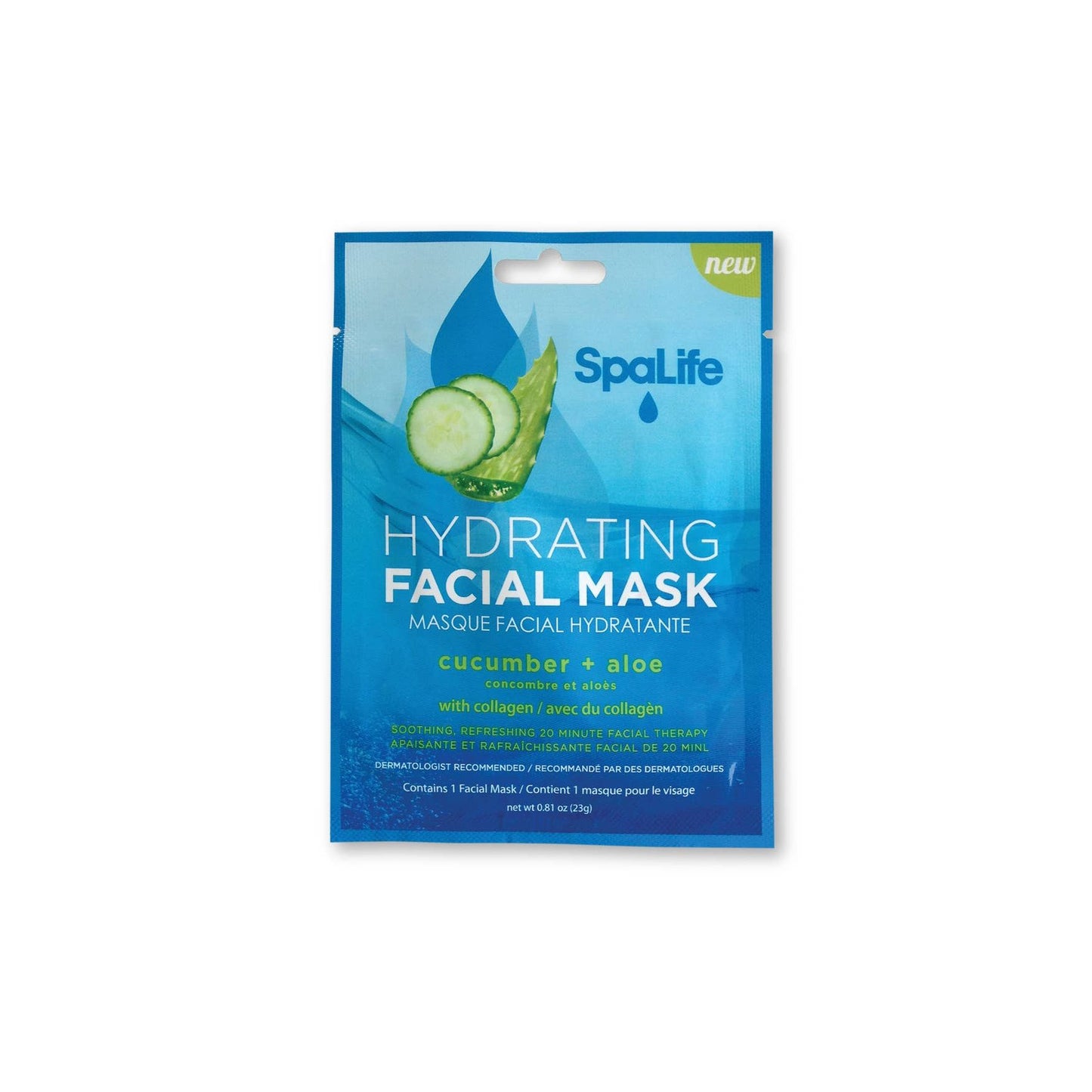 Cucumber + Aloe Hydrating Korean Facial Mask