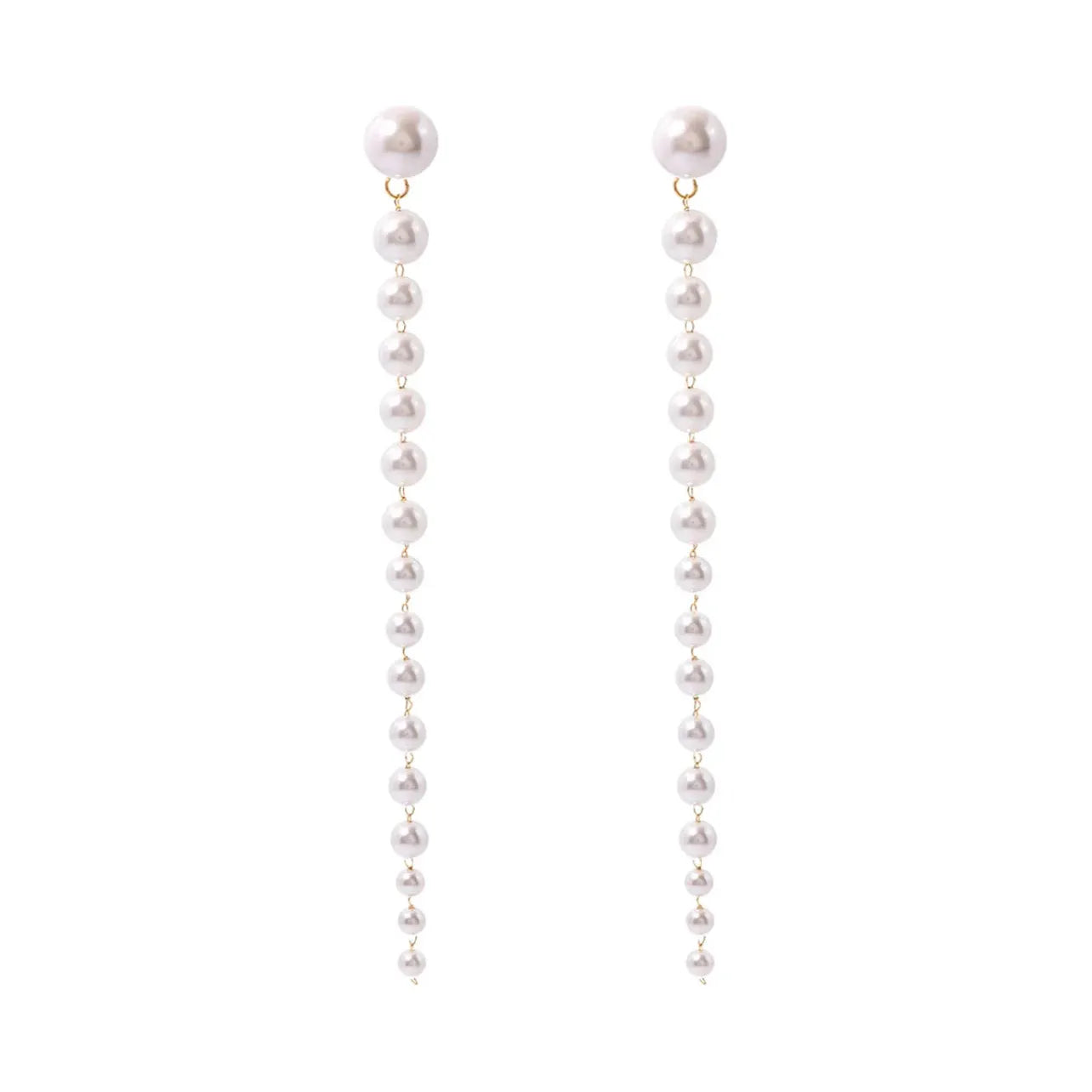 Lyle Pearl Dangle Earrings, Gold/Pearl